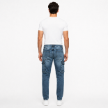 Picture of Men's Light Wash Distressed Slim Jeans(INSIDE)
