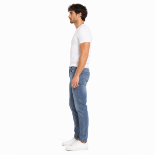 Picture of Men's Light Blue Distressed Slim Jeans(INSIDE)