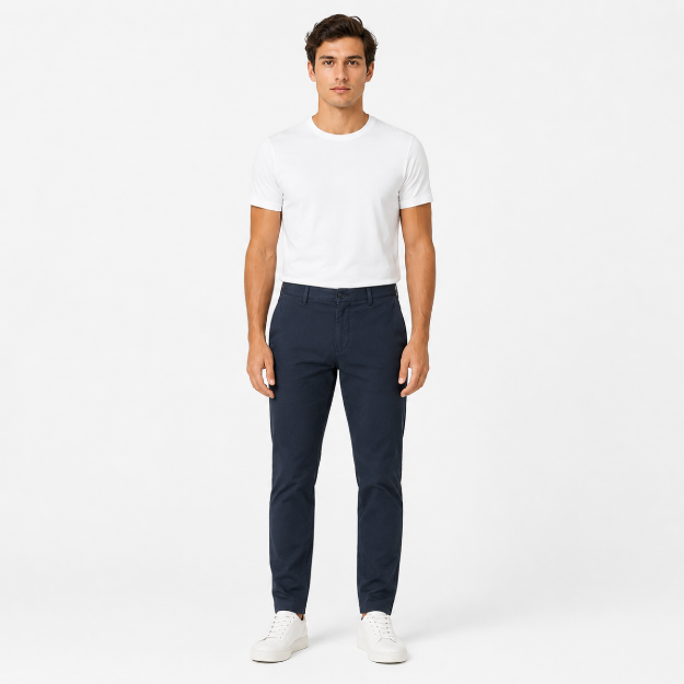Picture of Men's Classic Charcoal Grey Straight Jeans(INSIDE)