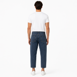 Picture of Men's Navy Cropped Loose Jeans(INSIDE)