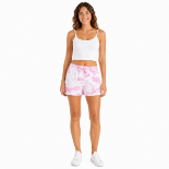 Picture of Women's Pink Patterned Casual Shorts(INSIDE)