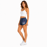 Picture of Women's Navy Ocean Sweat Shorts(INSIDE)