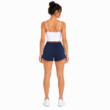 Picture of Women's Navy Athletic Lounge Shorts(INSIDE)