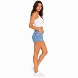 Picture of Women's Light Wash Denim Shorts(INSIDE)