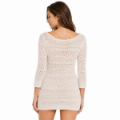 صورة Camel Brown Draped Wrap Blazer Mini Dress(GUESS)