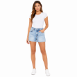 Picture of Women's Light Wash Denim Shorts(INSIDE)