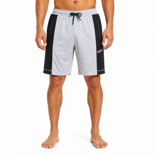 Picture of Men's Grey Cotton Shorts (INSIDE)