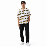 Picture of Men's White Graphic Shirt(INSIDE)