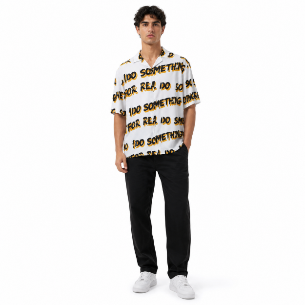 Picture of Men's White Graphic Shirt(INSIDE)