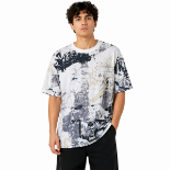 Picture of Men's Abstract Graphic T-Shirt(INSIDE)