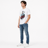 Picture of Men's White Graphic T-Shirt(INSIDE)