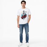 Picture of Men's White Graphic T-Shirt(INSIDE)