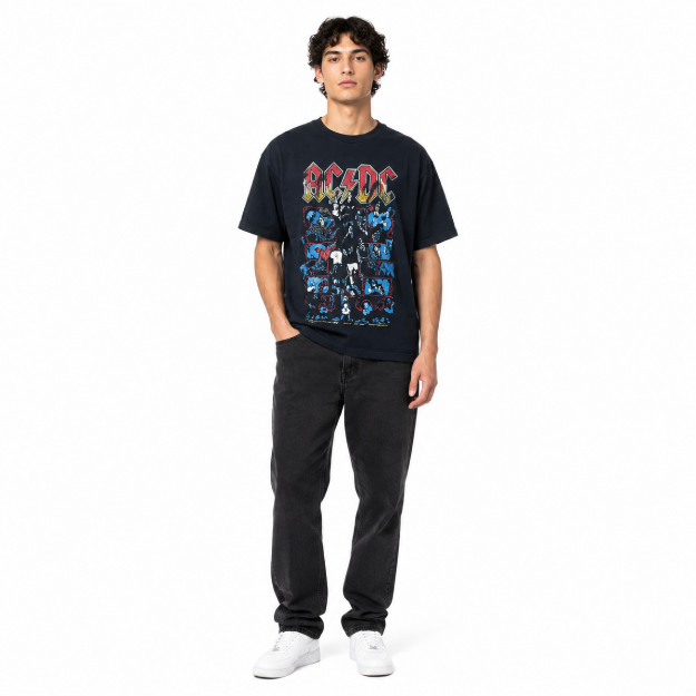 Picture of Men's Black Graphic T-Shirt(INSIDE)