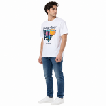 Picture of Men's White Graphic T-Shirt(INSIDE)