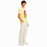 Picture of Men's Yellow Graphic T-Shirt(INSIDE)