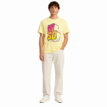 Picture of Men's Yellow Graphic T-Shirt(INSIDE)
