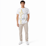 Picture of Men's White Graphic T-Shirt(INSIDE)