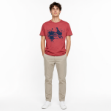 Picture of Men's Dark Red Graphic T-Shirt
