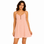 Picture of Women's Blush Pink Polka Dot Dress