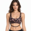 Picture of Leopard Cutout Crop Top