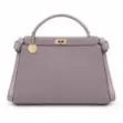 Picture of Purple Gold Clasp Handbag