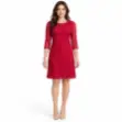 Picture of Red Lace Dress Elegant Sleeves